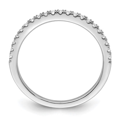 14k White Gold 1/4 carat Lab Grown Diamond VS/SI+ G+ Complete Size 6 Wedding Band
