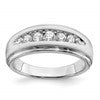 10K White Gold Lab Grown Diamond, VS/SI+ G+ Men's Ring