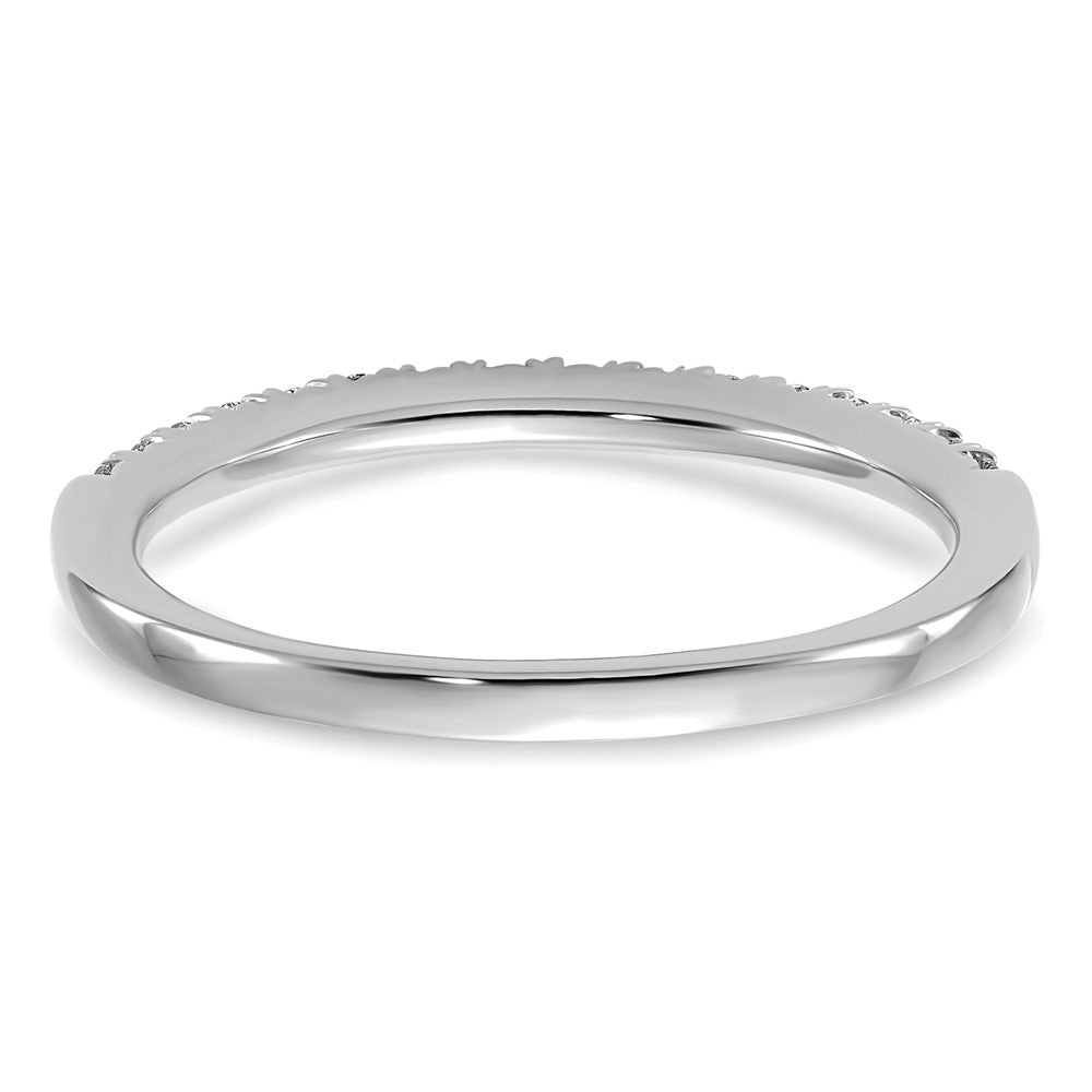 14k White Gold 1/4 carat Lab Grown Diamond VS/SI+ G+ Complete Wedding Band