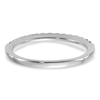 14k White Gold 1/4 carat Lab Grown Diamond VS/SI+ G+ Complete Wedding Band