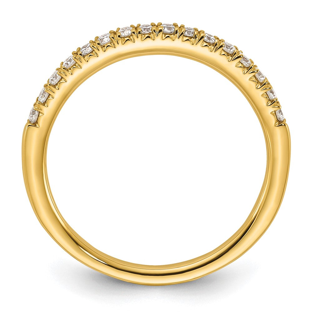 14k 1/4 carat Lab Grown Diamond VS/SI+ G+ Complete Wedding Band