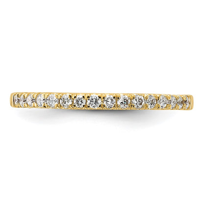 14k 1/4 carat Lab Grown Diamond VS/SI+ G+ Complete Wedding Band