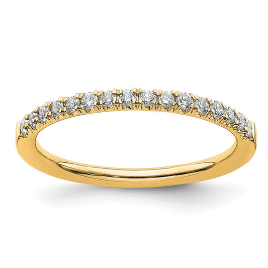 14k 1/4 carat Lab Grown Diamond VS/SI+ G+ Complete Wedding Band