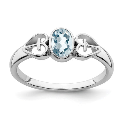 March Birthstone Rings;