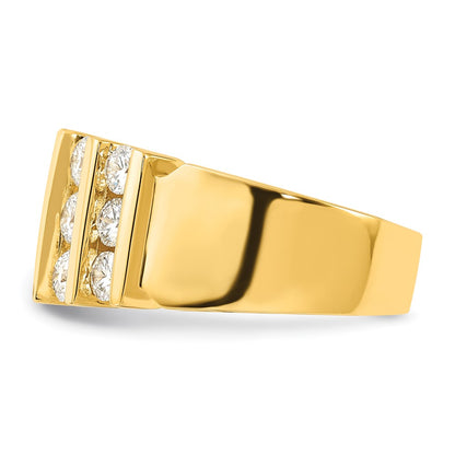14k 2 carat Lab Grown Diamond VS/SI+ G+ Complete Fashion Band