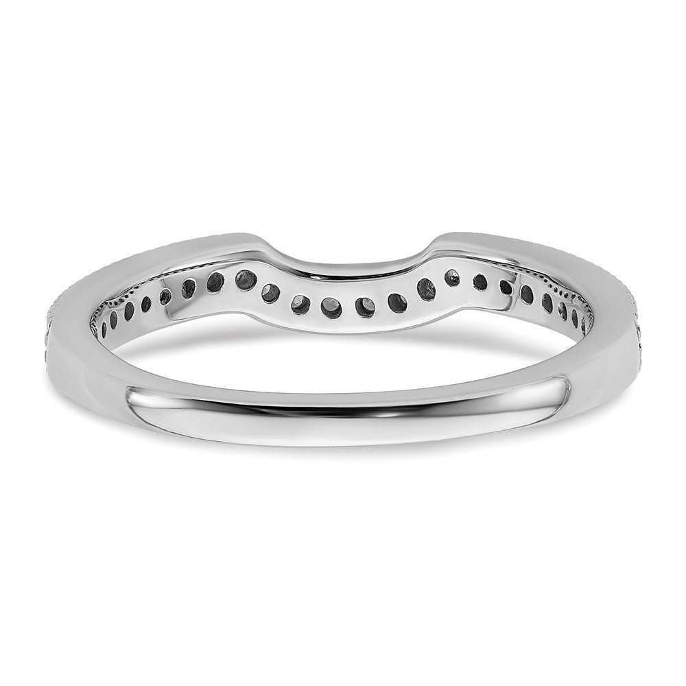 14K White Gold Lab Grown Diamond VS/SI+ G+ Wedding Band