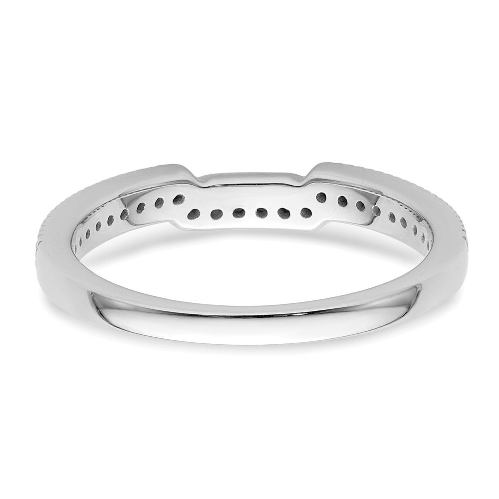 14K White Gold Lab Grown Diamond VS/SI+ G+ Wedding Band