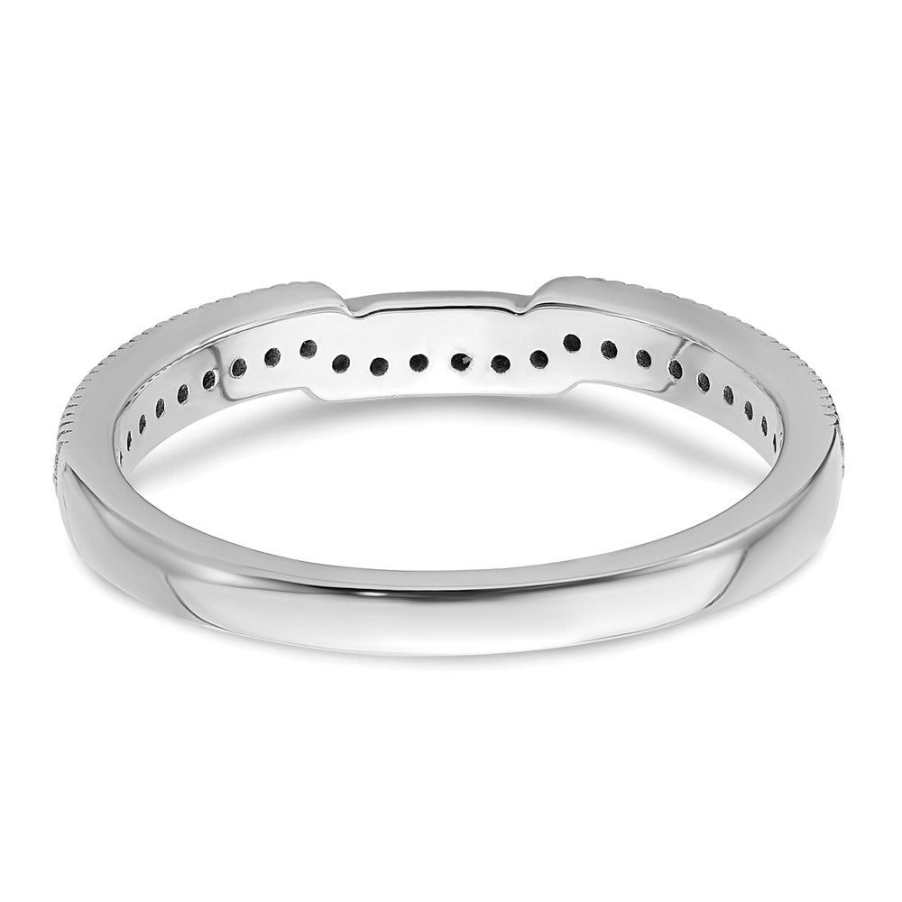 14K White Gold Lab Grown Diamond VS/SI+ G+ Wedding Band