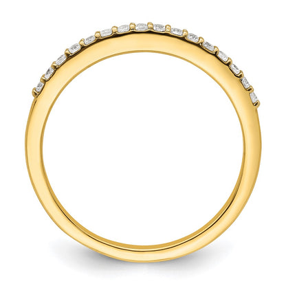 14k 1/6 carat Diamond Complete Wedding Band