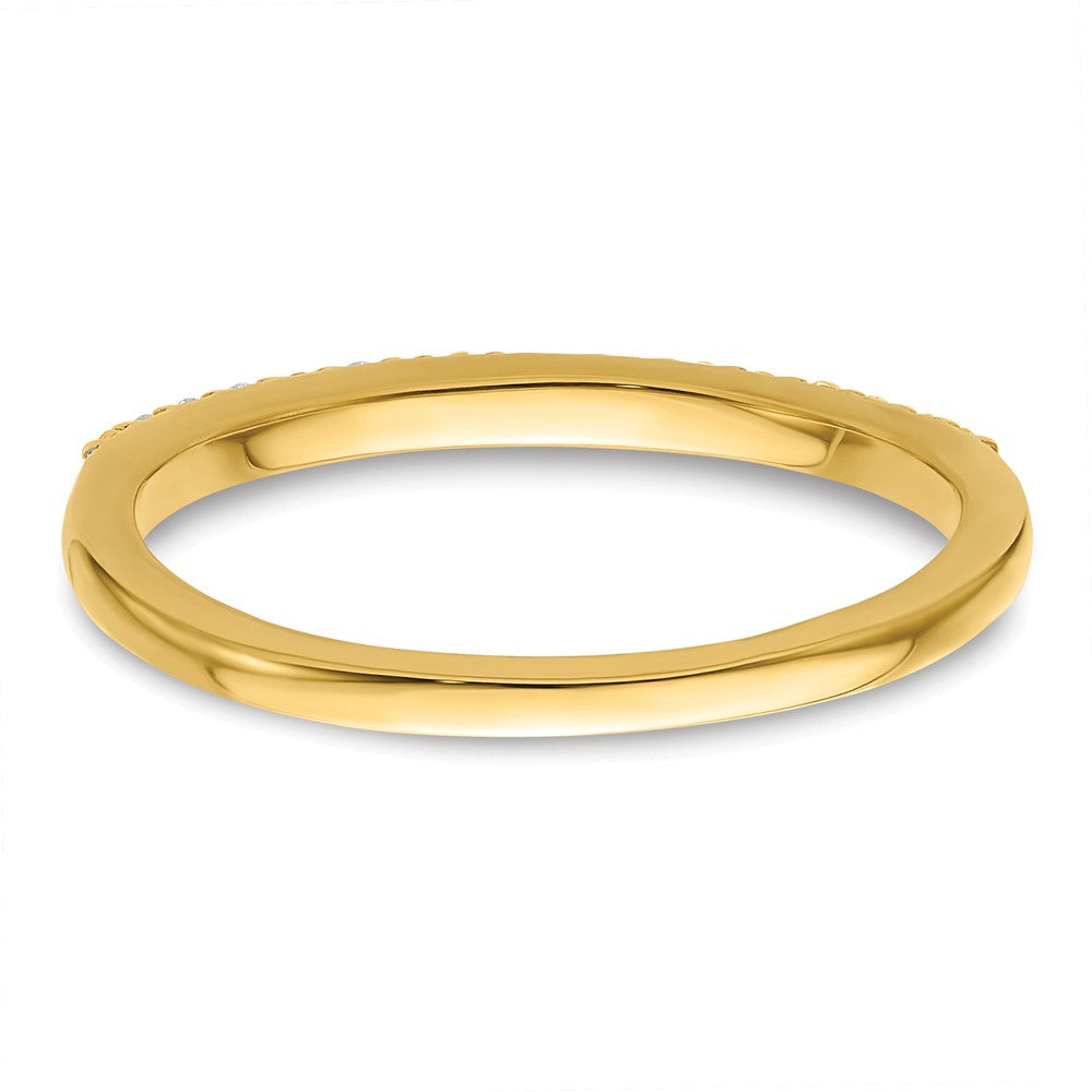14k 1/6 carat Diamond Complete Wedding Band