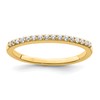 14k 1/6 carat Diamond Complete Wedding Band