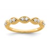 14k 1/4 carat Lab Grown Diamond VS/SI+ G+ Complete Ring