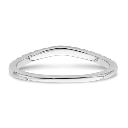 14k White Gold 1/2 carat Lab Grown Diamond VS/SI+ G+ Complete Set of Two Wedding Bands