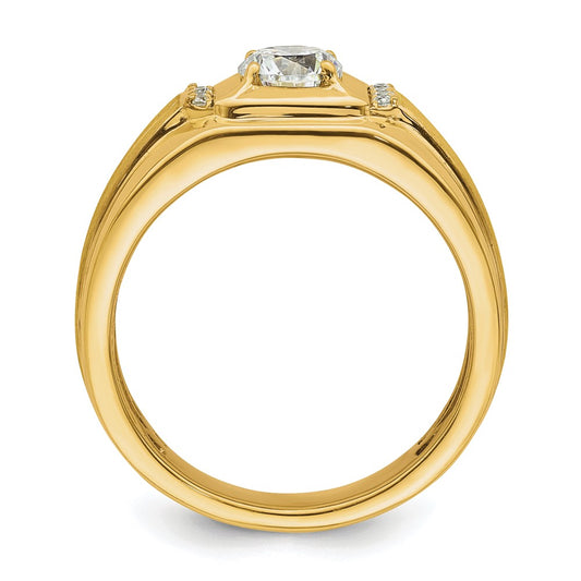 IBGoodman 10k 7/8 carat Lab Grown Diamond VS/SI+ G+ Complete Men's Ring