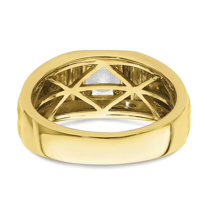 IBGoodman 10k 7/8 carat Lab Grown Diamond VS/SI+ G+ Complete Men's Ring