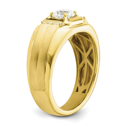 IBGoodman 10k 7/8 carat Lab Grown Diamond VS/SI+ G+ Complete Men's Ring