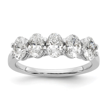 14kw 5 x 1/3 ct Stone Oval Mounting