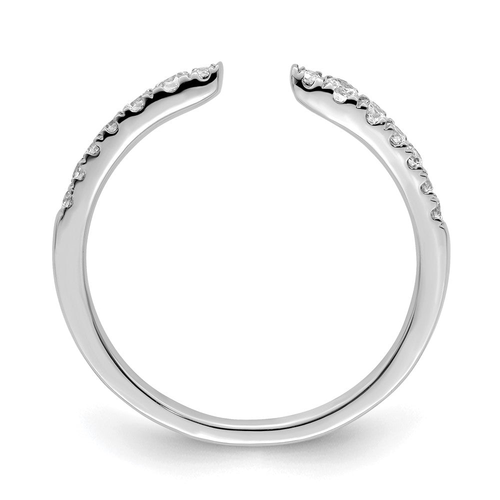 True Origin 14K White Gold 1/4 carat Lab Grown Diamond VS+ F+ Complete Band