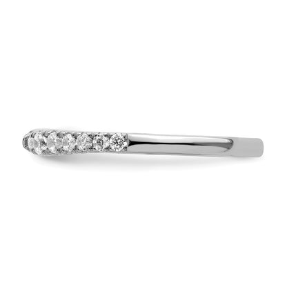True Origin 14K White Gold 1/4 carat Lab Grown Diamond VS+ F+ Complete Band