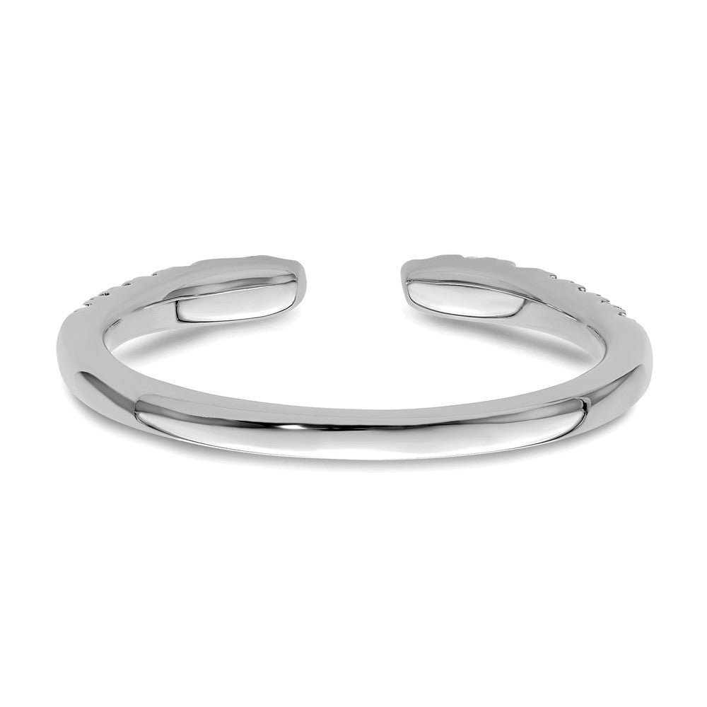 True Origin 14K White Gold 1/4 carat Lab Grown Diamond VS+ F+ Complete Band