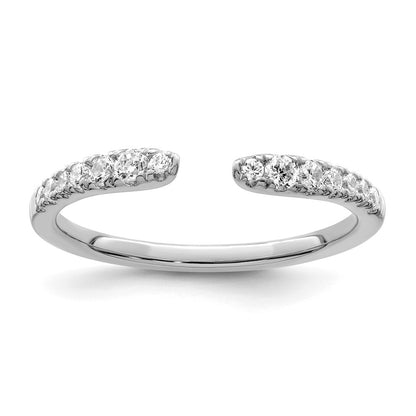 True Origin 14K White Gold 1/4 carat Lab Grown Diamond VS+ F+ Complete Band
