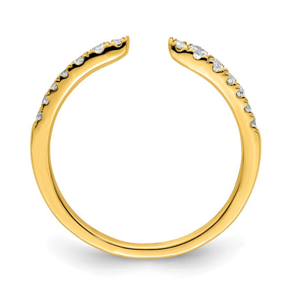 True Origin 14K Yellow Gold 1/4 carat Lab Grown Diamond VS+ F+ Complete Band