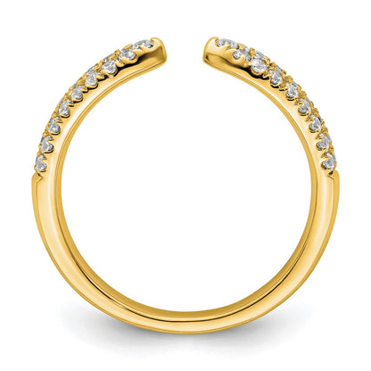 True Origin 14K Yellow Gold 1/2 carat Lab Grown Diamond VS+ F+ Complete Wedding Band