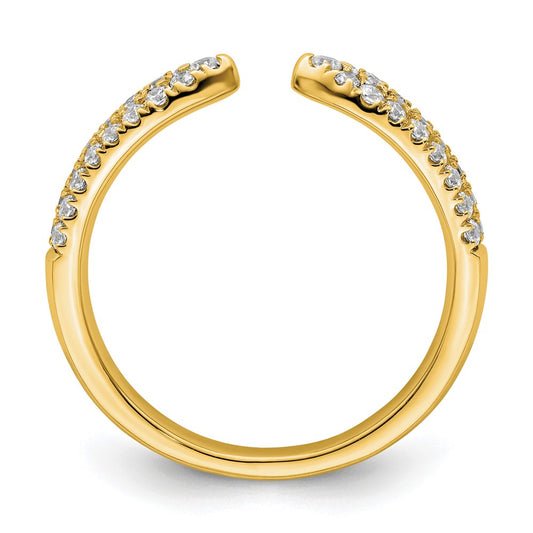 True Origin 14K Yellow Gold 1/2 carat Lab Grown Diamond VS+ F+ Complete Wedding Band