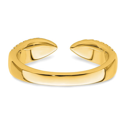 True Origin 14K Yellow Gold 1/2 carat Lab Grown Diamond VS+ F+ Complete Wedding Band
