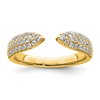 True Origin 14K Yellow Gold 1/2 carat Lab Grown Diamond VS+ F+ Complete Wedding Band