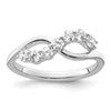 14K White Gold Lab Grown Diamond VS/SI+ G+ Band