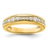 14k 3/8 carat Lab Grown Diamond VS/SI+ G+ Complete Fashion Band