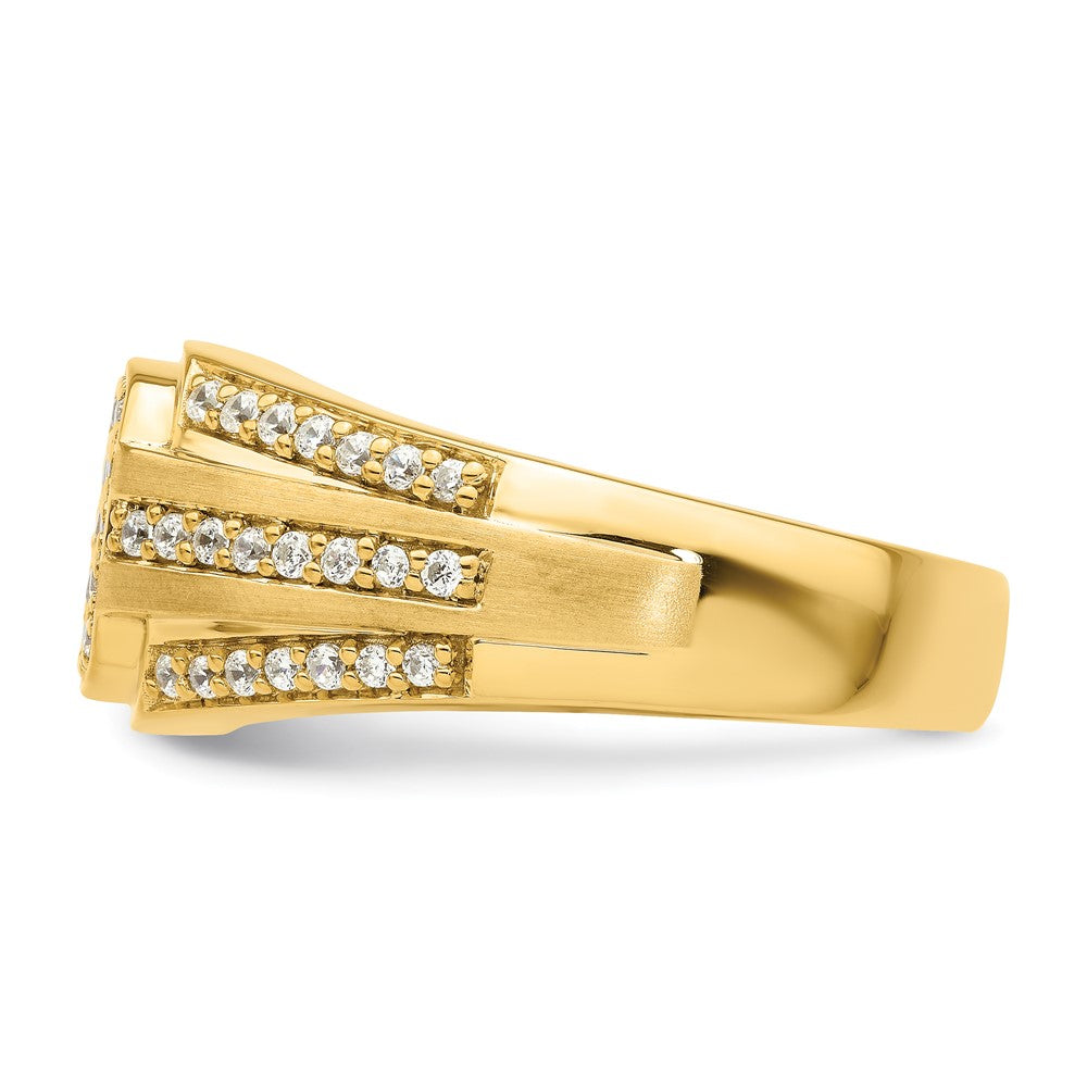 IBGoodman 14k 3/4 carat Lab Grown Diamond VS/SI+ G+ Complete Men's Ring
