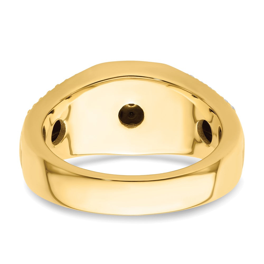 IBGoodman 14k 3/4 carat Lab Grown Diamond VS/SI+ G+ Complete Men's Ring