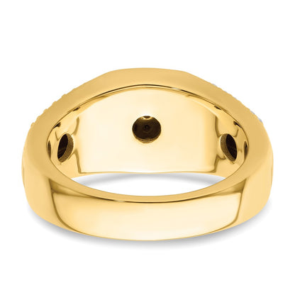 IBGoodman 14k 3/4 carat Lab Grown Diamond VS/SI+ G+ Complete Men's Ring