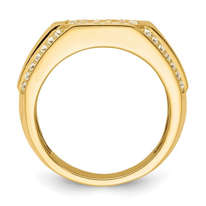 IBGoodman 14k 1/3 carat Lab Grown Diamond VS/SI+ G+ Men's Ring