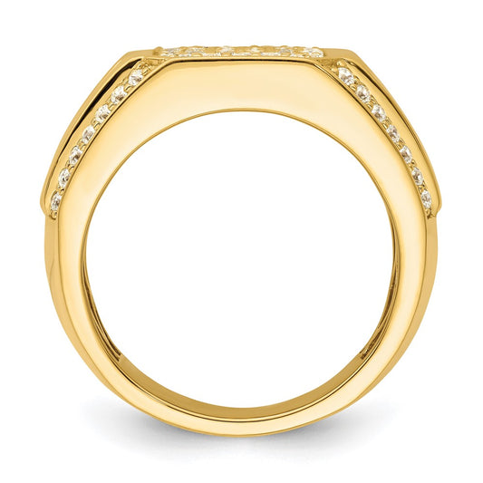 IBGoodman 14k 1/3 carat Lab Grown Diamond VS/SI+ G+ Men's Ring