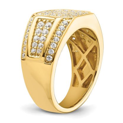 IBGoodman 14k 1/3 carat Lab Grown Diamond VS/SI+ G+ Men's Ring