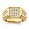 IBGoodman 14k 1/3 carat Lab Grown Diamond VS/SI+ G+ Men's Ring