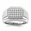 IBGoodman 14k White Gold 7/8 carat Lab Grown Diamond VS/SI+ G+ Men's Ring
