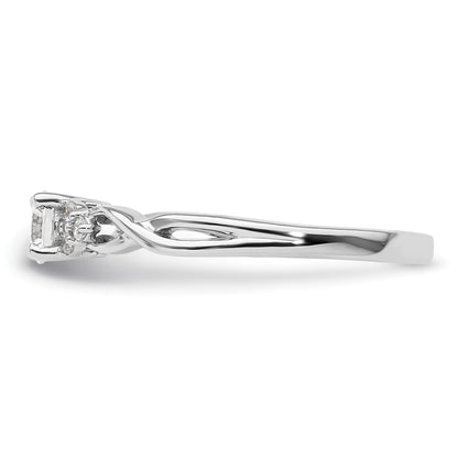 14k White Gold 1/3 carat Lab Grown Diamond VS/SI+ G+ Round Complete Halo Engagement Ring