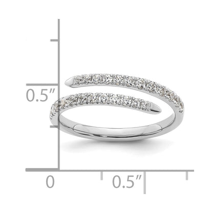 True Origin 14K White Gold 3/8 carat Lab Grown Diamond VS+ F+ Complete Fashion Band