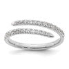 True Origin 14K White Gold 3/8 carat Lab Grown Diamond VS+ F+ Complete Fashion Band