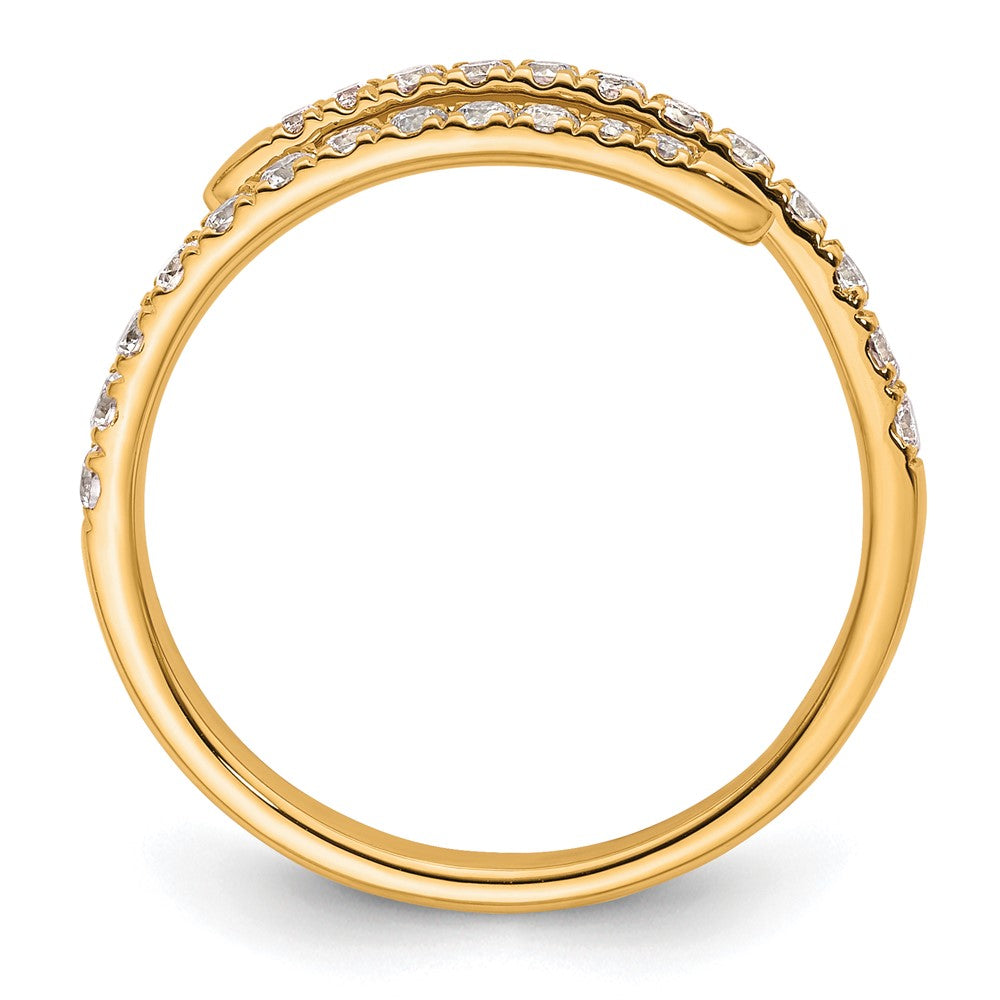 True Origin 14K Yellow Gold 3/8 carat Lab Grown Diamond VS+ F+ Complete Fashion Band