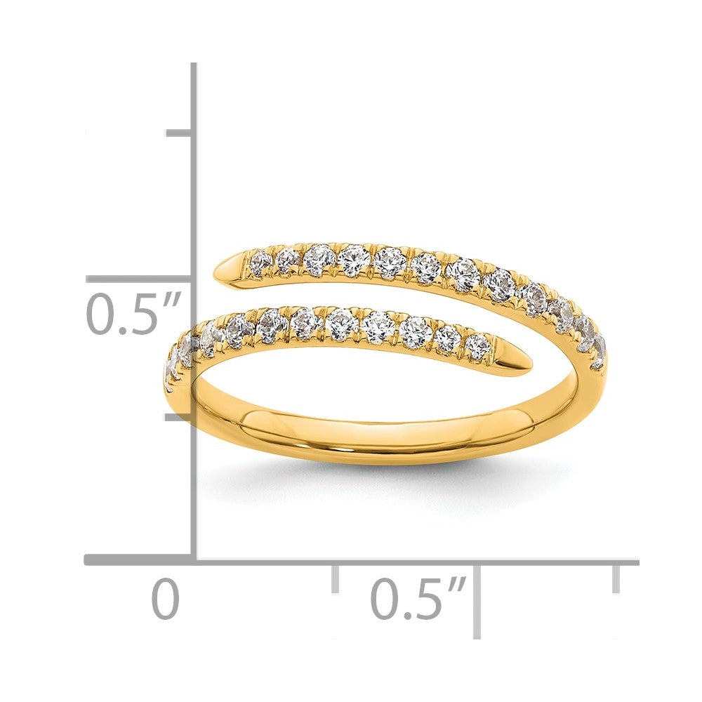True Origin 14K Yellow Gold 3/8 carat Lab Grown Diamond VS+ F+ Complete Fashion Band