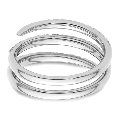 True Origin 14K White Gold 3/4 carat Lab Grown Diamond VS+ F+ Complete Fashion Band