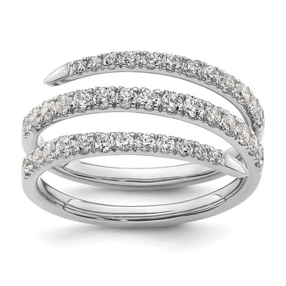 True Origin 14K White Gold 3/4 carat Lab Grown Diamond VS+ F+ Complete Fashion Band