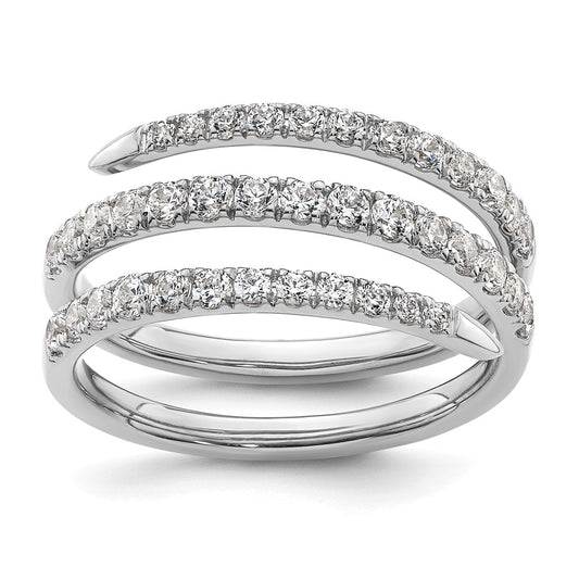 True Origin 14K White Gold 3/4 carat Lab Grown Diamond VS+ F+ Complete Fashion Band