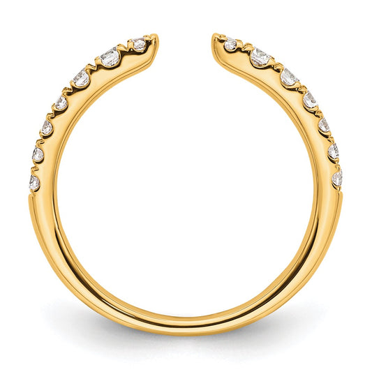 True Origin 14K Yellow Gold 3/8 carat Lab Grown Diamond VS+ F+ Complete Band