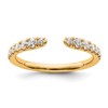 True Origin 14K Yellow Gold 3/8 carat Lab Grown Diamond VS+ F+ Complete Band